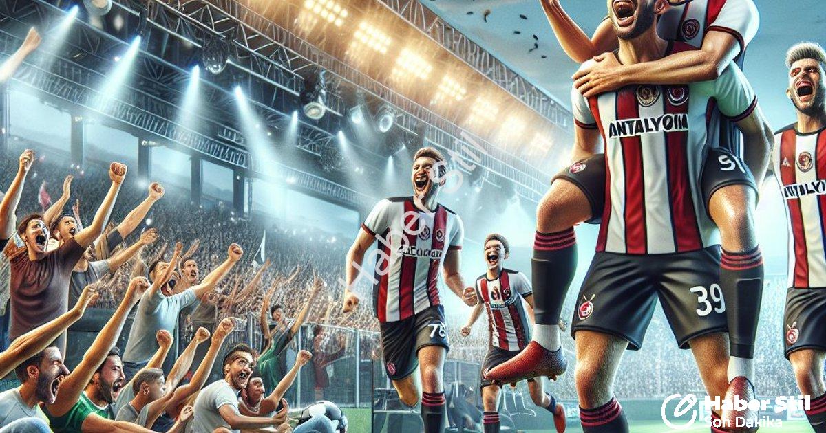 "Göztepe Deplasman Fatihi: Antalyaspor Zaferiyle Çıkış Sürüyor" başlıklı haber için fotorealistik, p