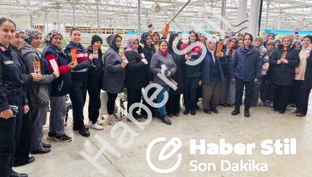 Simav’da Çiçek Serasında Kadınlara KADES Eğitimi Verildi