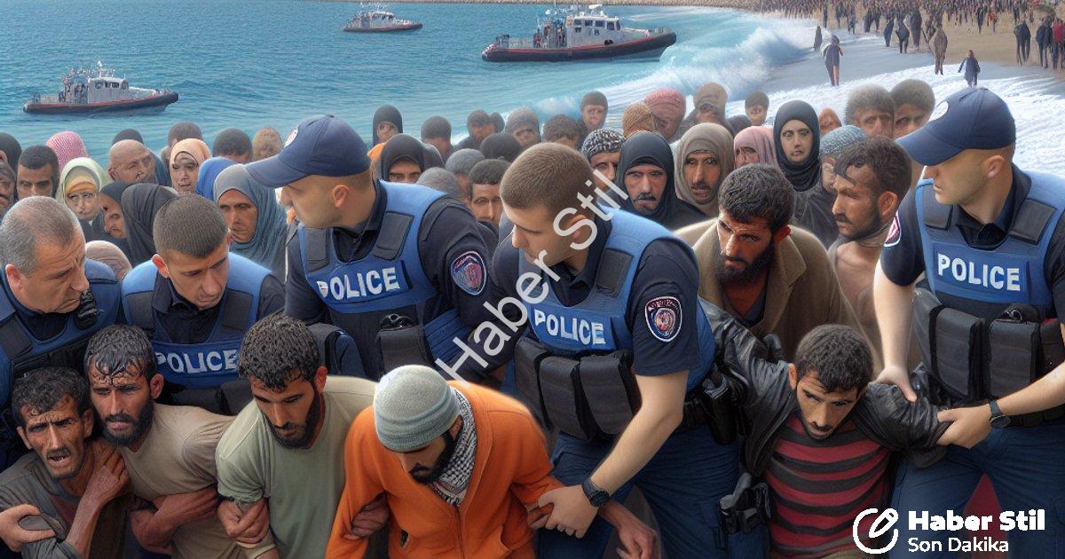 "İzmir Sahillerinde Hareketli Saatler: 120 Göçmen Hakkında İşlem Yapıldı" başlıklı haber için fotore