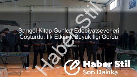 Sarıgöl Kitap Günleri Edebiyatseverleri Coşturdu: İlk Etkinlik Büyük İlgi Gördü