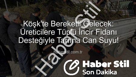 Köşk’te Bereketli Gelecek: Üreticilere Tüplü İncir Fidanı Desteğiyle Tarıma Can Suyu!