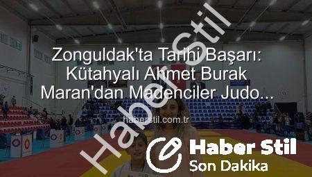 Zonguldak’ta Tarihi Başarı: Kütahyalı Ahmet Burak Maran’dan Madenciler Judo Turnuvası’nda Bronz Madalya!