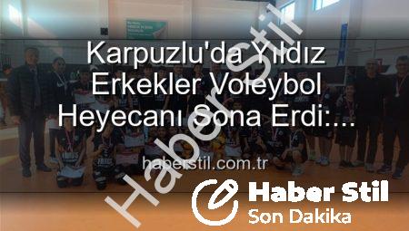 Karpuzlu’da Yıldız Erkekler Voleybol Heyecanı Sona Erdi: Dereceye Giren Okullar Belli Oldu!