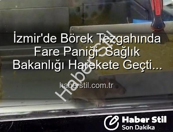 börek tezgahında fare - İzmir'de Börek Tezgahında Fare Paniği: Sağlık Bakanlığı Harekete Geçti mi? Detaylar Haberstil.com.tr'de