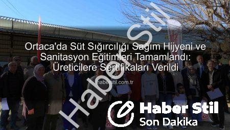 Ortaca’da Süt Sığırcılığı Sağım Hijyeni ve Sanitasyon Eğitimleri Tamamlandı: Üreticilere Sertifikaları Verildi