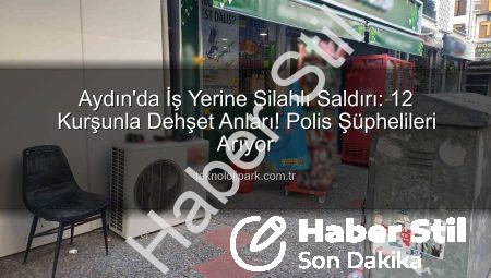 Aydın’da İşyerine Silahlı Saldırı: Gece Yarısı 12 Kurşunla Dehşet Saçtılar!